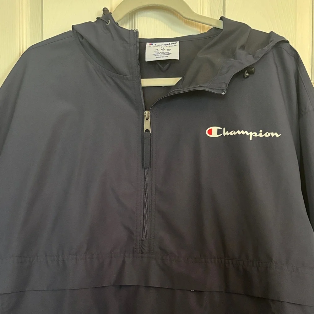 Champion Navy Hooded Jacket - Picture 2 of 3